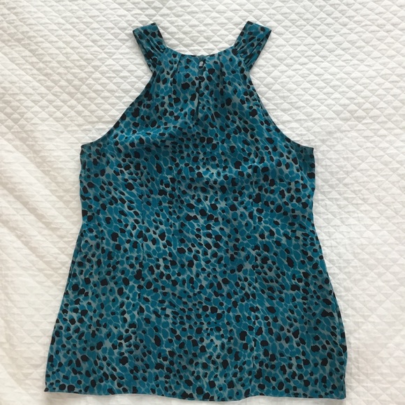 Ann Taylor Silk Animal-inspired Dotted Tank 4P - Picture 3 of 5